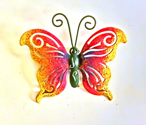 Schmetterling rot, 14cm
